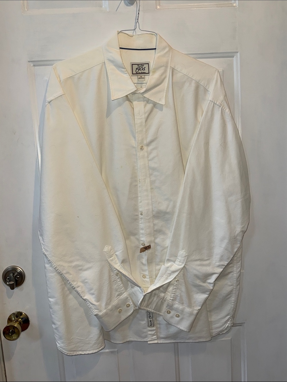 Jos. A. Banks Classic White Men's Button-Up Shirt